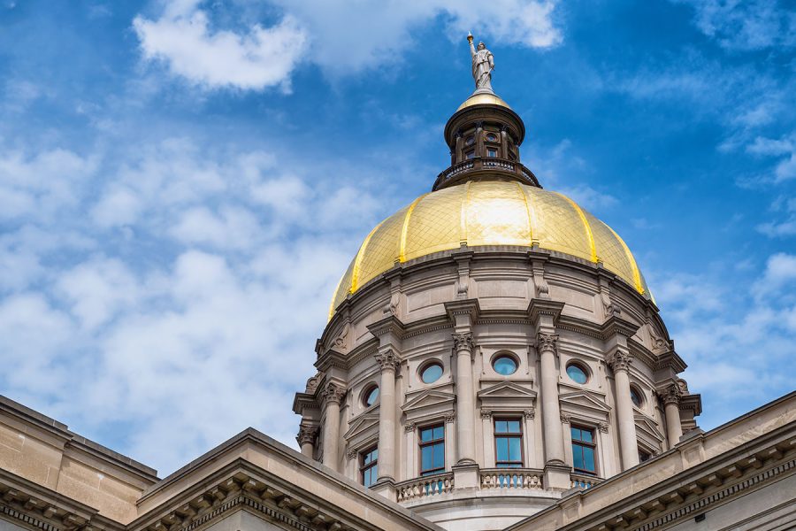 Image of the gold dome of the Georgia capitol building